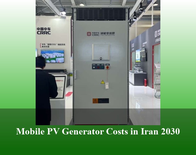 Mobile PV Generator Costs in Iran 2030